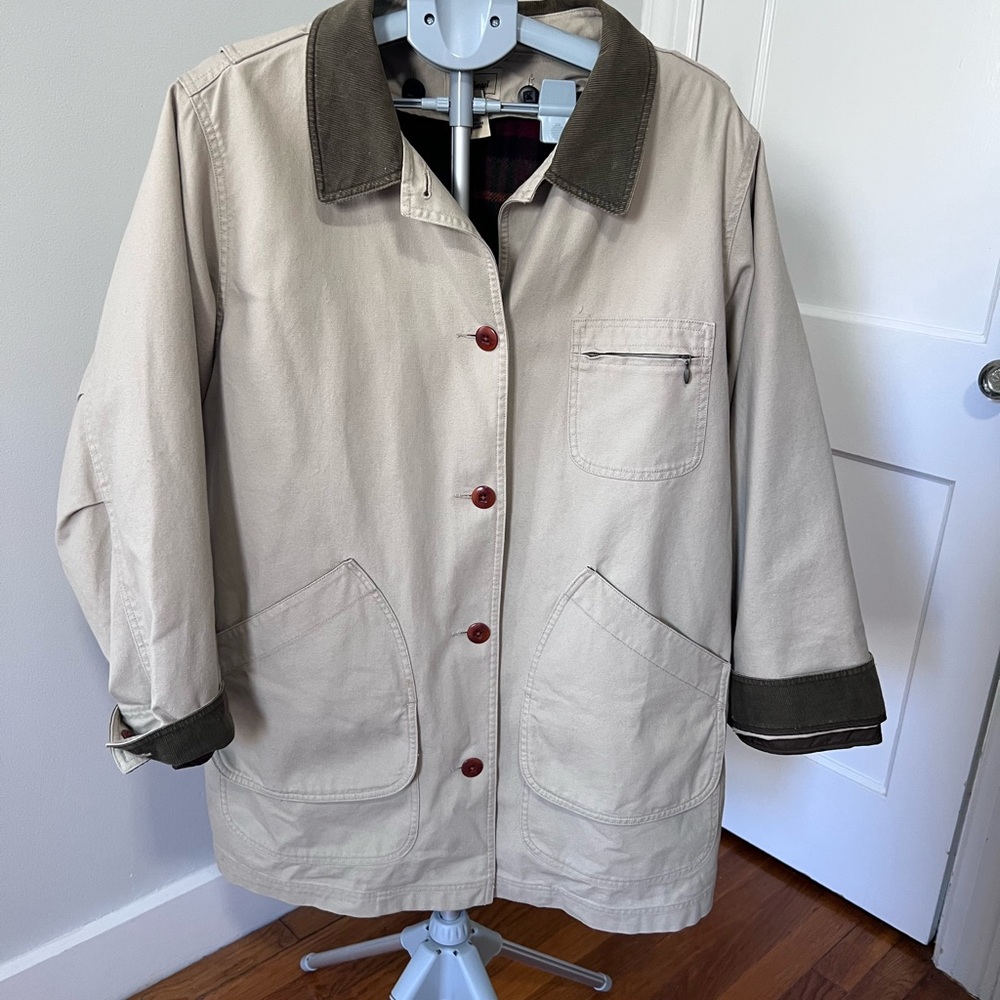 L.L. Bean Barn/chore coat with wool liner, plus size
